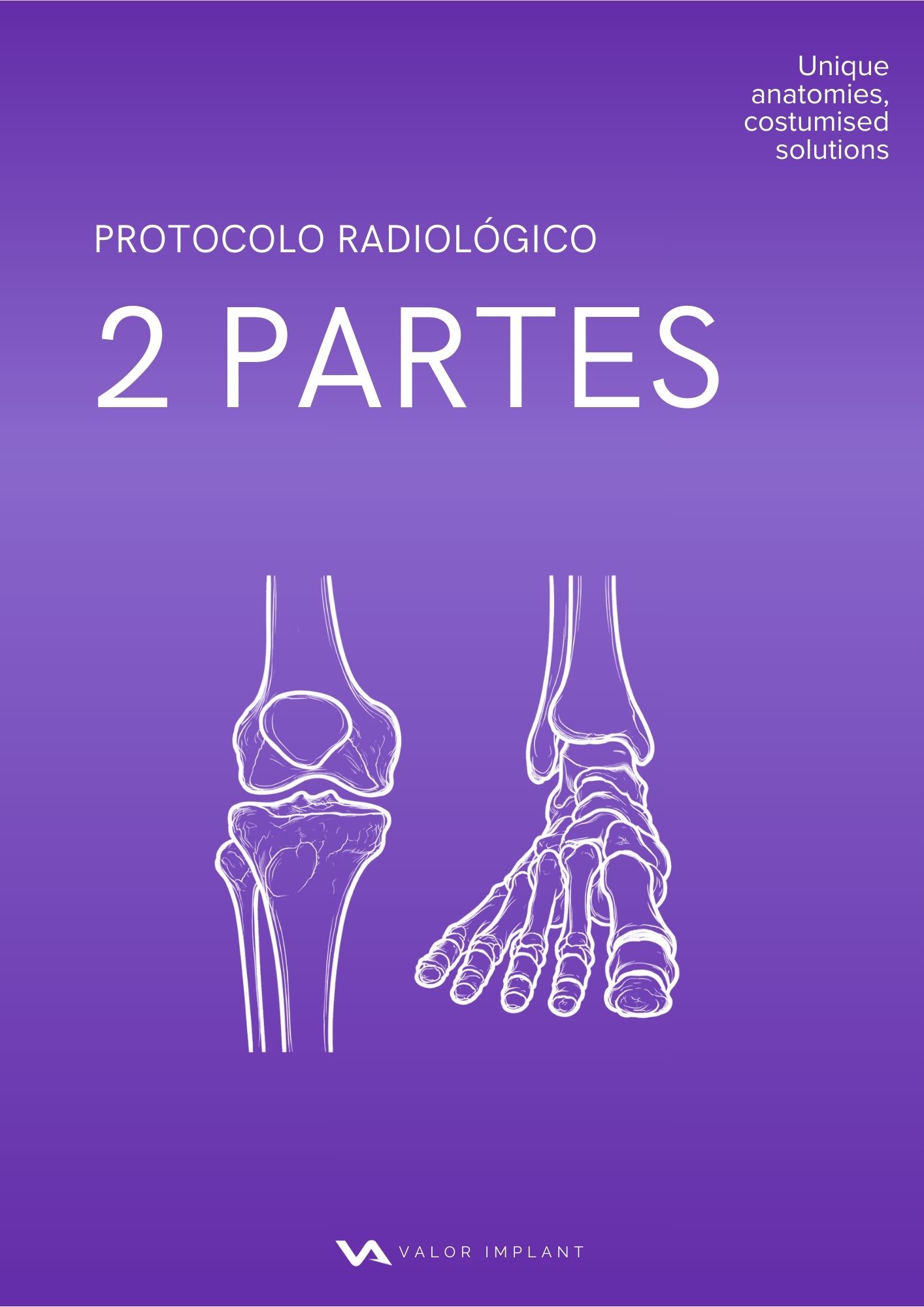 Portada del protocolo radiológico de 2 partes