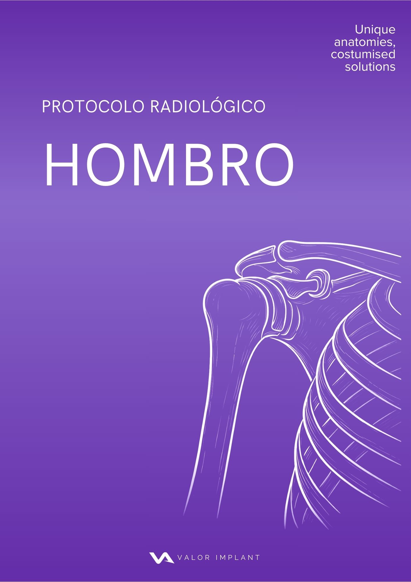 Portada del protocolo radiológico de hombro